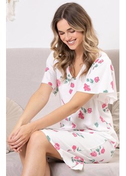 Bawełniana koszula nocna 1726 Venus, Kolor śmietankowy, Rozmiar M, Leveza ze sklepu Primodo w kategorii Koszule nocne - zdjęcie 188895338