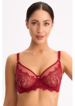 Bella Misteria Kuszący Rubin biustonosz miękki na fiszbinach bordowy ze sklepu kontri.pl w kategorii Biustonosze - zdjęcie 188895627