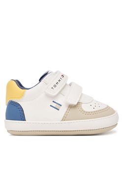Sneakersy Tommy Hilfiger Low Cut Velcro T0B9-34330-1755 Biały ze sklepu eobuwie.pl w kategorii Buty sportowe dziecięce - zdjęcie 188896397