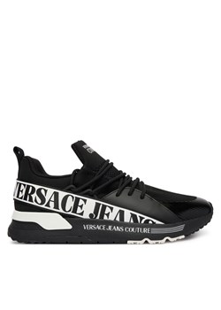 Sneakersy Versace Jeans Couture 80YA3SA3 Czarny ze sklepu eobuwie.pl w kategorii Buty sportowe męskie - zdjęcie 188896499