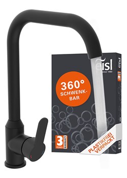 eisl since 1980 Bateria zlewozmywakowa "Monza" w kolorze czarnym ze sklepu Limango Polska w kategorii Dom - zdjęcie 188898369