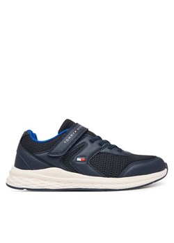 Tommy Hilfiger Sneakersy Low Cut Lace-Up T3X9-34378-1697 D Granatowy ze sklepu MODIVO w kategorii Buty sportowe dziecięce - zdjęcie 188900225