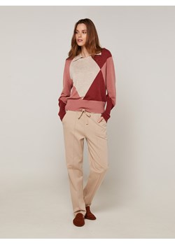 Rodier Sweter w kolorze jasnoróżowo-beżowo-czerwonym ze sklepu Limango Polska w kategorii Swetry damskie - zdjęcie 188901288
