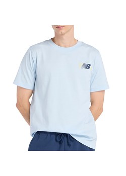 Koszulka męska New Balance MT6179UMAA1 - niebieska ze sklepu streetstyle24.pl w kategorii T-shirty męskie - zdjęcie 188901455