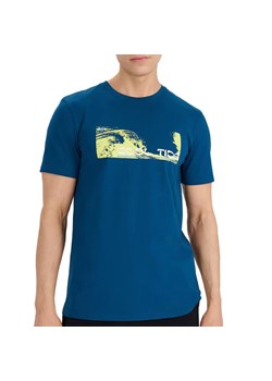 Koszulka męska 4F WSS25TTSHM203046S - niebieska ze sklepu streetstyle24.pl w kategorii T-shirty męskie - zdjęcie 188901456