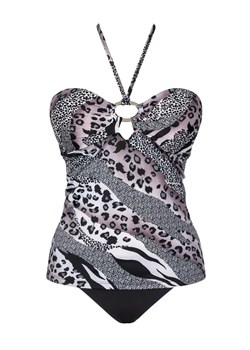 Strój kąpielowy tankini kąpielowe z figami Onorata LC 19067, Kolor czarno-biały, Rozmiar S, LivCo Corsetti Fashion ze sklepu Intymna w kategorii Stroje kąpielowe - zdjęcie 188901465