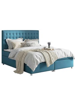 Duże łóżko z pojemnikami na pościel 160x200 T4-S20 ze sklepu Edinos.pl w kategorii Łóżka i materace - zdjęcie 188901517