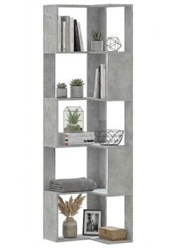 Narożny regał otwarty 5-poziomowy beton B7-H30 ze sklepu Edinos.pl w kategorii Regały i witryny - zdjęcie 188901539