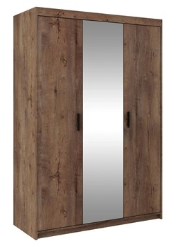 Duża szafa z lustrem do przechowywania dąb lefkas F9-D49 ze sklepu Edinos.pl w kategorii Szafy - zdjęcie 188901575