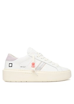 Sneakersy D.A.T.E. Hill Low W441-HP-CA Biały ze sklepu eobuwie.pl w kategorii Buty sportowe damskie - zdjęcie 188902487