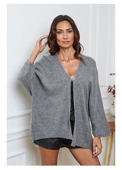 So Cachemire Kardigan "Enouka" w kolorze szarym ze sklepu Limango Polska w kategorii Swetry damskie - zdjęcie 188903429