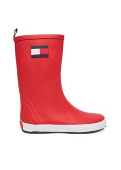 Tommy Hilfiger Kalosze Flag Rain Boot T3XC-33923-0047 D Czerwony ze sklepu MODIVO w kategorii Kalosze dziecięce - zdjęcie 188903729