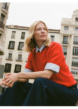 Reserved - Jeansy wide leg - granatowy ze sklepu Reserved w kategorii Jeansy damskie - zdjęcie 188906686