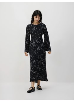 Reserved - Sukienka maxi w groszki - czarny ze sklepu Reserved w kategorii Sukienki - zdjęcie 188906966