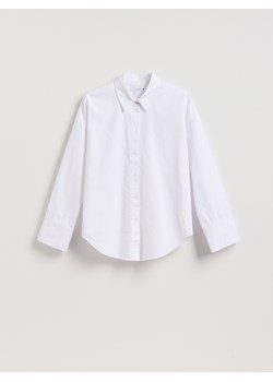 Reserved - Koszula z bawełny oxford - biały ze sklepu Reserved w kategorii Koszule damskie - zdjęcie 188907016