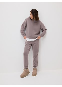 Reserved - Bluza z modalem - brązowy ze sklepu Reserved w kategorii Bluzy damskie - zdjęcie 188907217