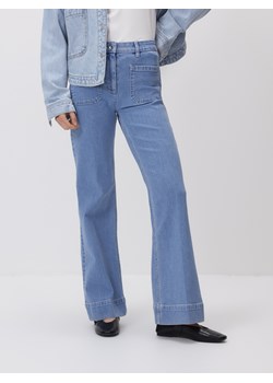 Reserved - Jeansy flare - niebieski ze sklepu Reserved w kategorii Jeansy damskie - zdjęcie 188907426