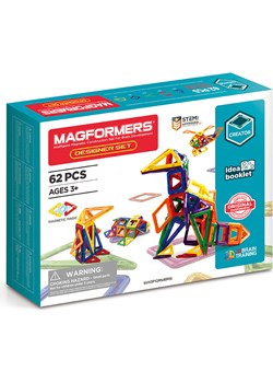 MAGFORMERS 62-częściowy zestaw magnetyczny "Designer" - 3+ ze sklepu Limango Polska w kategorii Zabawki - zdjęcie 188909776