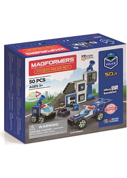 MAGFORMERS 50-częściowy zestaw magnetyczny "Amazing Police Set" - 3+ ze sklepu Limango Polska w kategorii Zabawki - zdjęcie 188909816