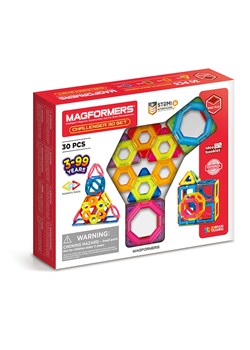 MAGFORMERS 30-częściowy zestaw magnetyczny "Challenger" - 3+ ze sklepu Limango Polska w kategorii Zabawki - zdjęcie 188909878