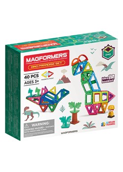MAGFORMERS Zestaw konstrukcyjny "Megaformers Dino Paradise Set" - 3+ ze sklepu Limango Polska w kategorii Zabawki - zdjęcie 188909899