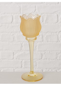 Boltze Świecznik "Tully" w kolorze żółtym - wys. 22 cm ze sklepu Limango Polska w kategorii Świeczniki - zdjęcie 188910195