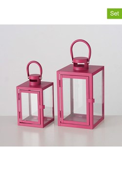 Boltze Lampiony (2 szt.) "Arana" w kolorze różowym ze sklepu Limango Polska w kategorii Świeczniki - zdjęcie 188910386