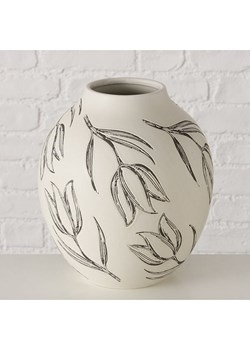 Boltze Wazon "Carina" w kolorze kremowo-czarnym - wys. 25 x Ø 22 cm ze sklepu Limango Polska w kategorii Wazony - zdjęcie 188910615