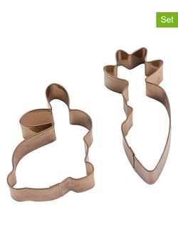 Dr. Oetker Wykrawacze (2 szt.) "Hare &amp; Carrot" w kolorze miedzianym ze sklepu Limango Polska w kategorii Akcesoria do pieczenia - zdjęcie 188911256