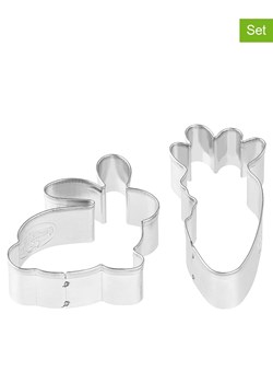 Dr. Oetker Wykrawacze (4 szt.) w kolorze srebrnym ze sklepu Limango Polska w kategorii Akcesoria do pieczenia - zdjęcie 188911355