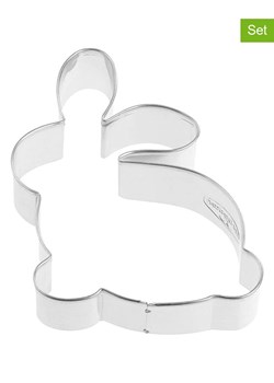 Dr. Oetker Wykrawacze (2 szt.) "Hare" w kolorze srebrnym - 7 x 8 cm ze sklepu Limango Polska w kategorii Akcesoria do pieczenia - zdjęcie 188911368