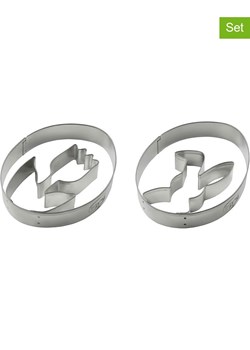 Dr. Oetker Wykrawacze (4 szt.) w kolorze srebrnym ze sklepu Limango Polska w kategorii Akcesoria do pieczenia - zdjęcie 188911376