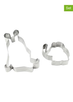 Dr. Oetker Wykrawacze (4 szt.) "Mouse &amp; Elephant" ze stali szlachetnej do ciastek ze sklepu Limango Polska w kategorii Akcesoria do pieczenia - zdjęcie 188911586