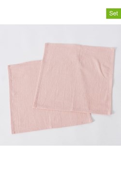 Boltze Serwetki (2 szt.) "Lenea" w kolorze jasnoróżowym - 40 x 40 cm ze sklepu Limango Polska w kategorii Akcesoria kuchenne - zdjęcie 188912525