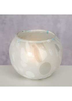 Boltze Świecznik "Esma" w kolorze białym - wys. 8,5 x Ø 10 cm ze sklepu Limango Polska w kategorii Świeczniki - zdjęcie 188912569