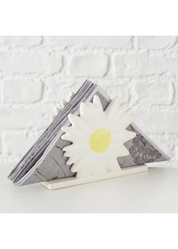 Boltze Serwetnik "Daisy" w kolorze białym - 15 x 11,6 x 4,5 cm ze sklepu Limango Polska w kategorii Akcesoria kuchenne - zdjęcie 188912596