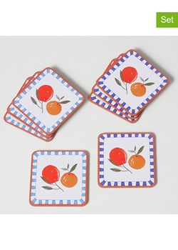 Boltze Podkładki (8 szt.) "Fruits" ze wzorem - 10,5 x 10,5 cm ze sklepu Limango Polska w kategorii Akcesoria kuchenne - zdjęcie 188912755