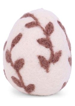 Gry &amp; Sif Figurka dekoracyjna "Egg" w kolorze kremowym - wys. 9 x Ø 7 cm ze sklepu Limango Polska w kategorii Dekoracje - zdjęcie 188912777