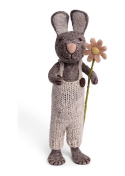 Gry &amp; Sif Figurka dekoracyjna "Bunny" w kolorze szarym - dł. 30 cm ze sklepu Limango Polska w kategorii Dekoracje - zdjęcie 188912785