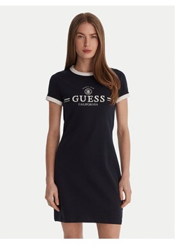 Guess Sukienka codzienna V6GK05 K2988 Granatowy Regular Fit ze sklepu MODIVO w kategorii Sukienki - zdjęcie 188913745