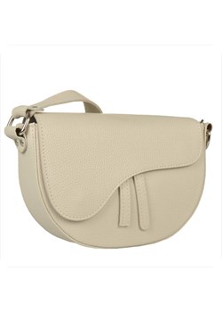 Borse in pelle torebka ze skóry naturalnej listonoszka jasny beż ze sklepu melon.pl w kategorii Listonoszki - zdjęcie 188914506