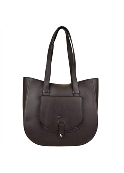 Vezze skórzana torebka włoska brąz czekolada ze sklepu melon.pl w kategorii Torby Shopper bag - zdjęcie 188915627