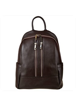Plecak ze skóry naturalnej vezze brąz czekolada ze sklepu melon.pl w kategorii Plecaki - zdjęcie 188915756