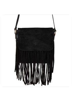 Vera pelle włoska listonoszka z frędzlami skóra naturalna licowa ze sklepu melon.pl w kategorii Listonoszki - zdjęcie 188915795