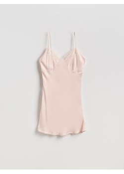 Reserved - Koszula nocna z wiskozy - kremowy ze sklepu Reserved w kategorii Koszule nocne - zdjęcie 188916978