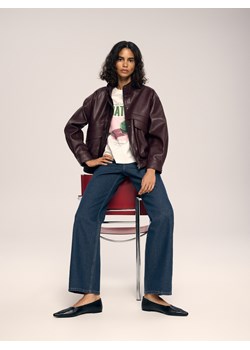 Reserved - Jeansy wide leg - granatowy ze sklepu Reserved w kategorii Jeansy damskie - zdjęcie 188916997