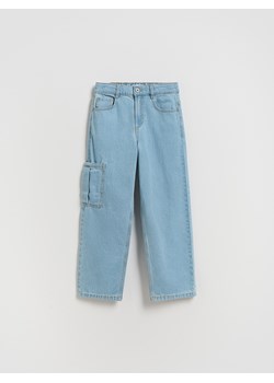 Reserved - Jeansy straight fit - niebieski ze sklepu Reserved w kategorii Spodnie chłopięce - zdjęcie 188917155