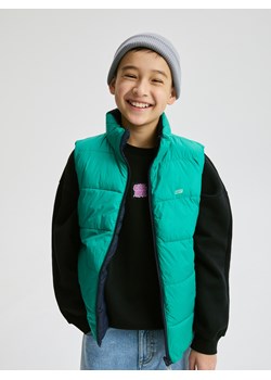 Reserved - Dwustronna kamizelka - zielony ze sklepu Reserved w kategorii Kamizelki chłopięce - zdjęcie 188917516