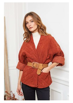 Joséfine Kurtka pikowana "Ammos" w kolorze brązowoczerwonym ze sklepu Limango Polska w kategorii Kurtki damskie - zdjęcie 188918636