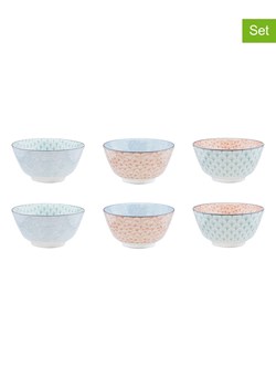 Björn Miski (6 szt.) w kolorze błękitno-zielono-różowym - Ø 12 cm ze sklepu Limango Polska w kategorii Naczynia - zdjęcie 188918808